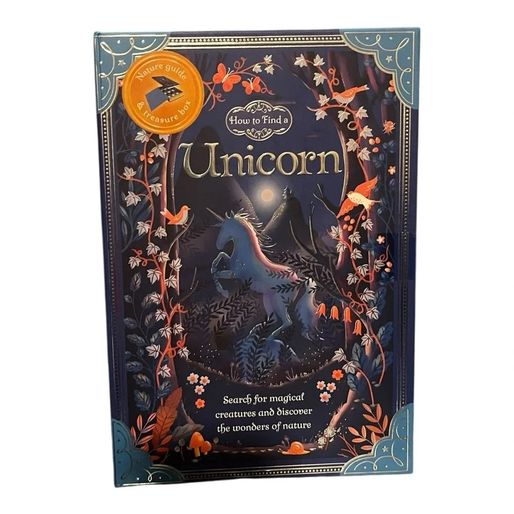 New How To Find A Unicorn Nature Guide Book And‎ Treasure Box Gift Set Explore
